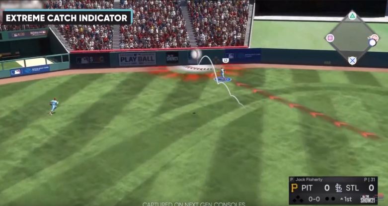 extreme catch indicator mlb the show 21