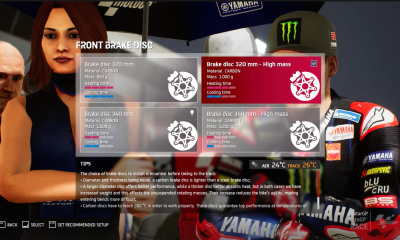 motogp21 brake temperature