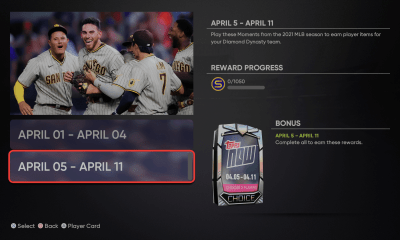 MLB The Show 21 Topps Now April