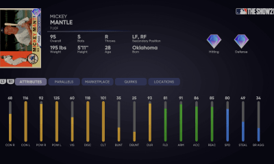 Headliners Set 14 Postseason Mickey Mantle