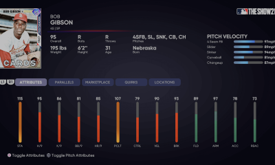 Headliners Set 18 Postseason Bob Gibson