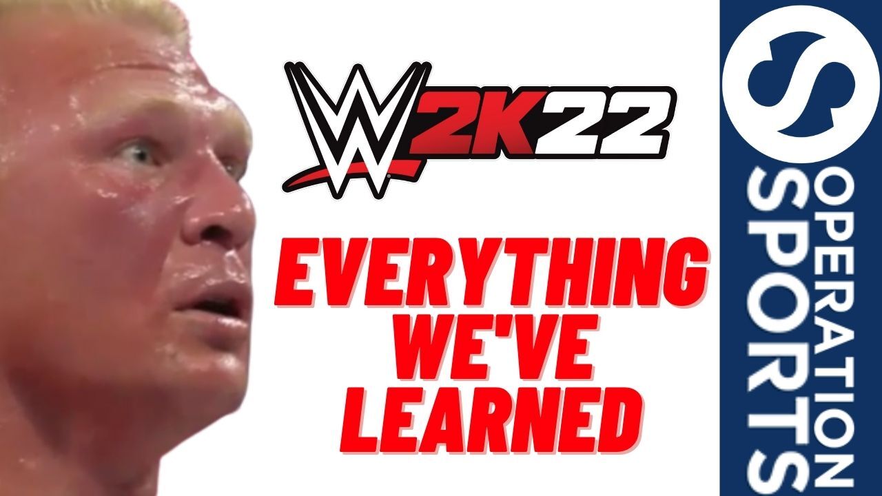 WWE 2K22 news Youtube Thumbnail