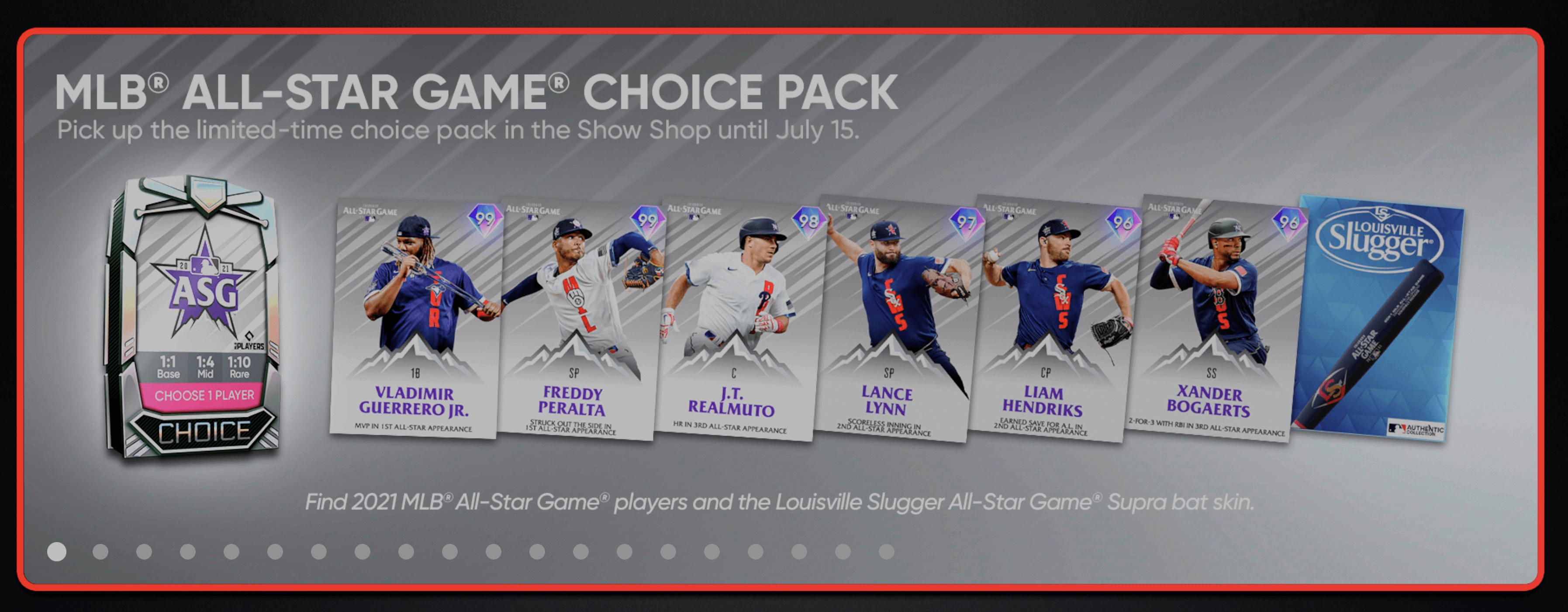 2021 all-star game choice pack mlb the show 21