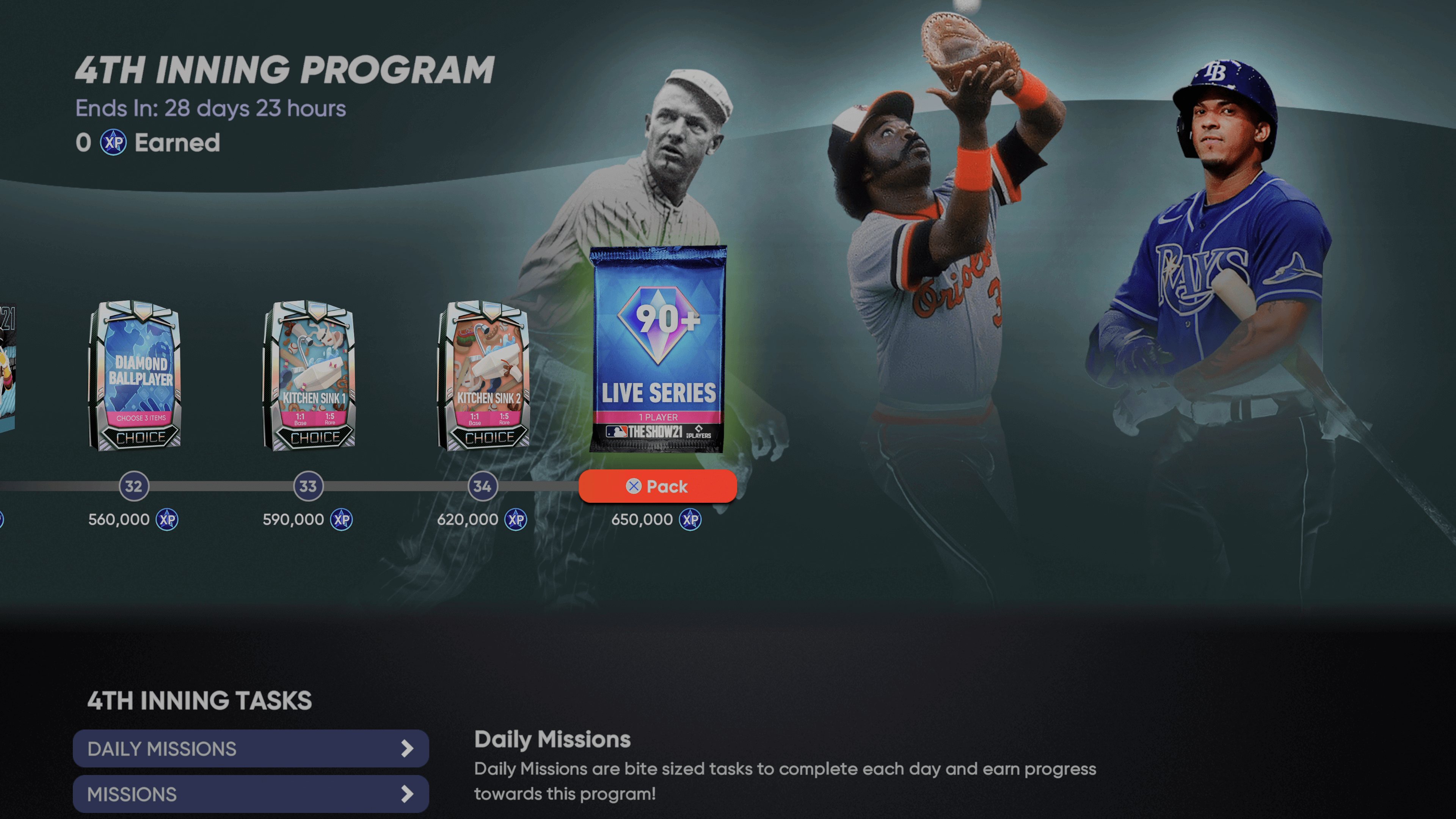 MLB The Show 21 4th Inning Program Guide