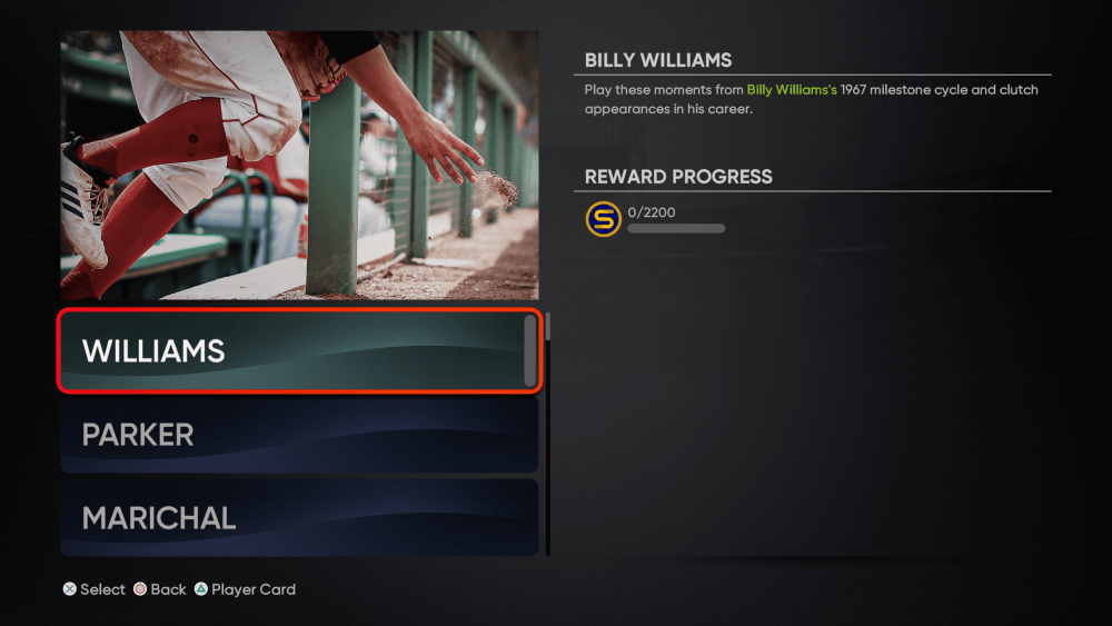 Milestone Billy Williams moments