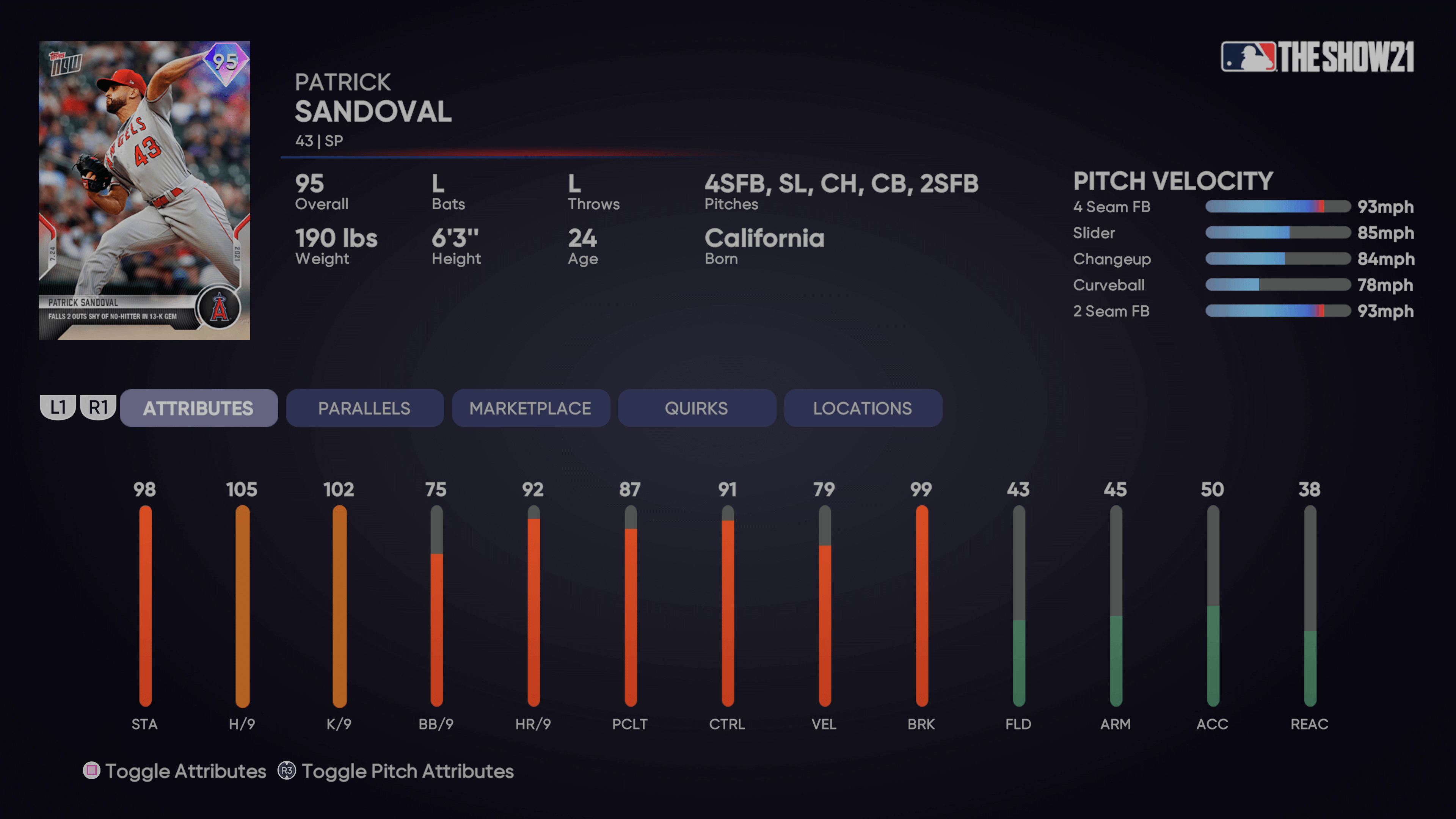 Topps Now July Week 4 Patrick Sandoval