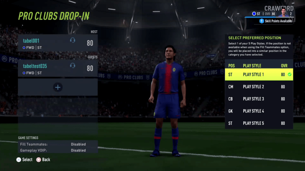 fifa 22 pro clubs drop in