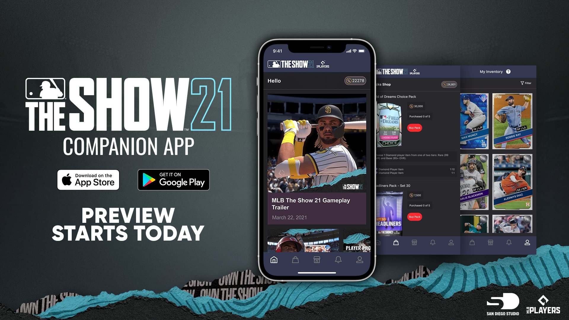 mlb the show 21 companion app