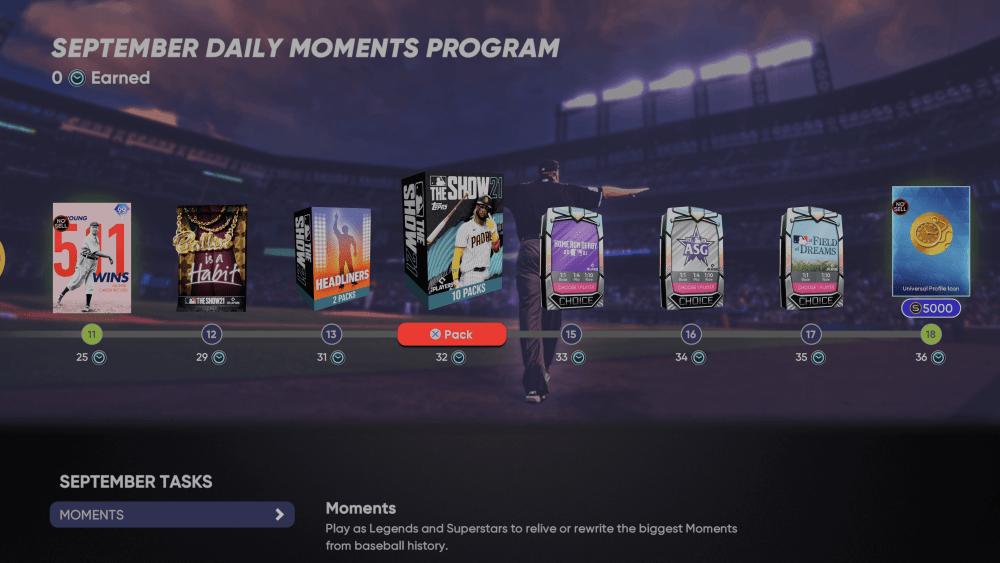 September Daily Moments Program