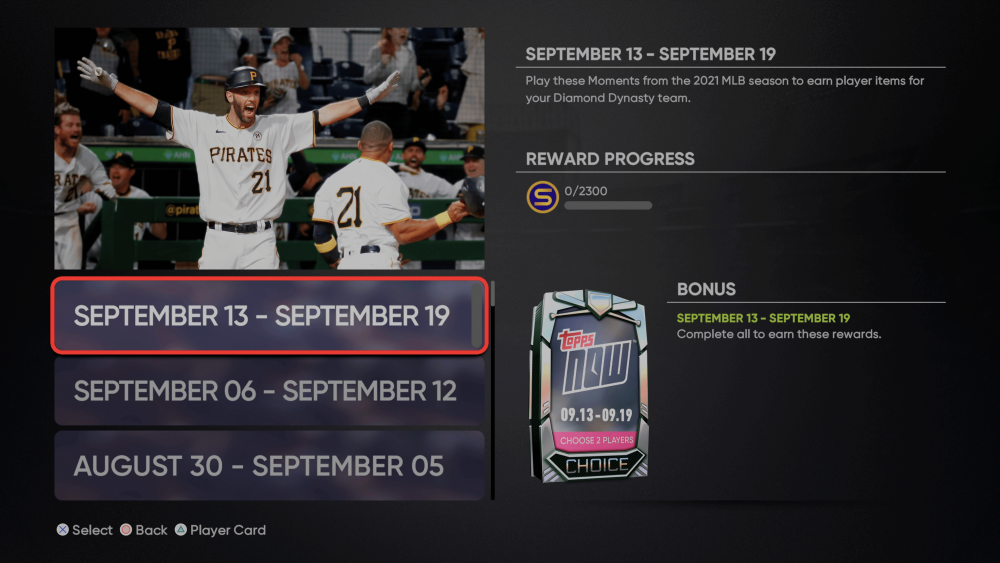 Topps Now September