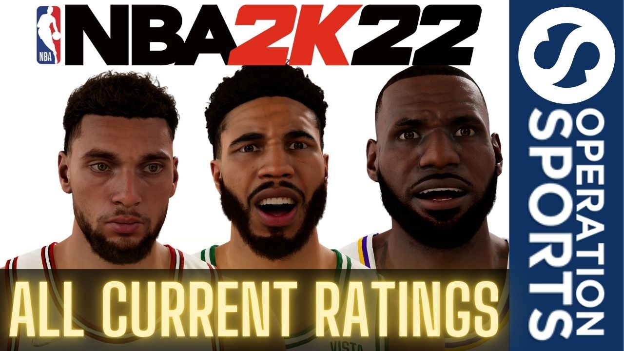 NBA 2K22 All Player Ratings