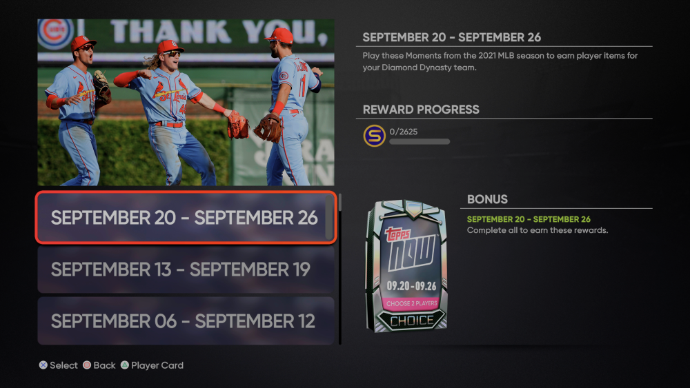 Topps Now September Moments