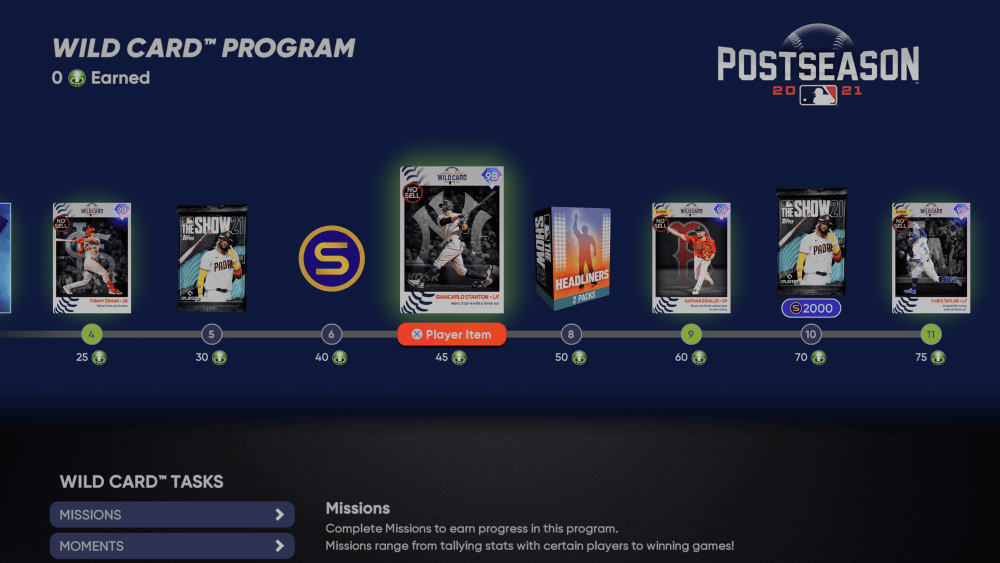 Wild Card Postseason Program Rewards