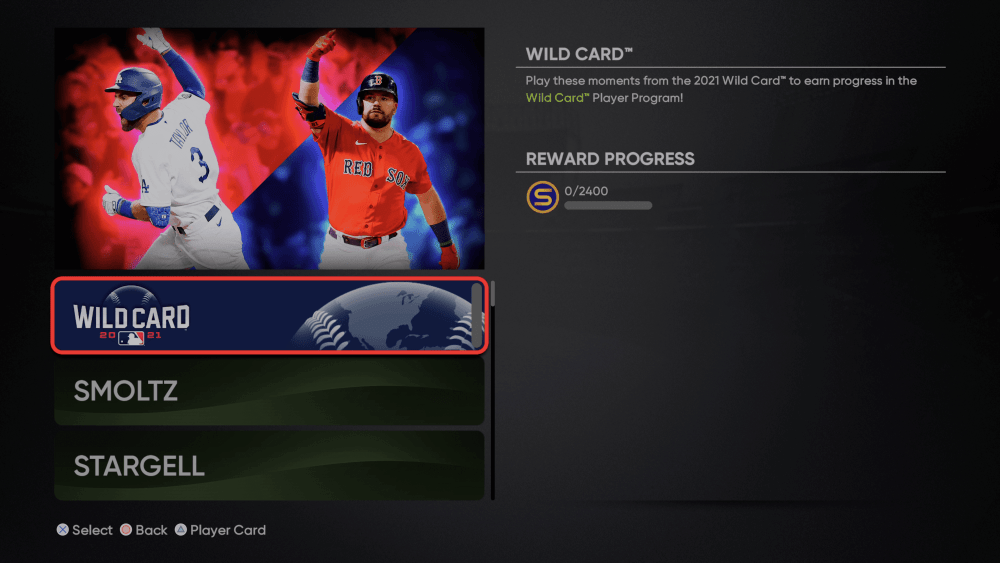 Wild Card Postseason Program Moments