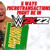 WWE 2K22 microtransactions