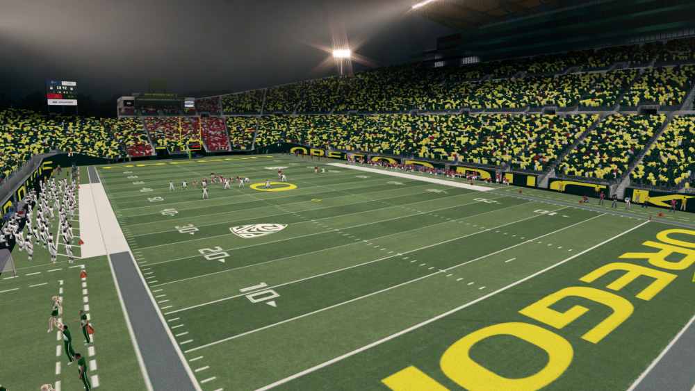 Autzen Stadium College Football Revamped