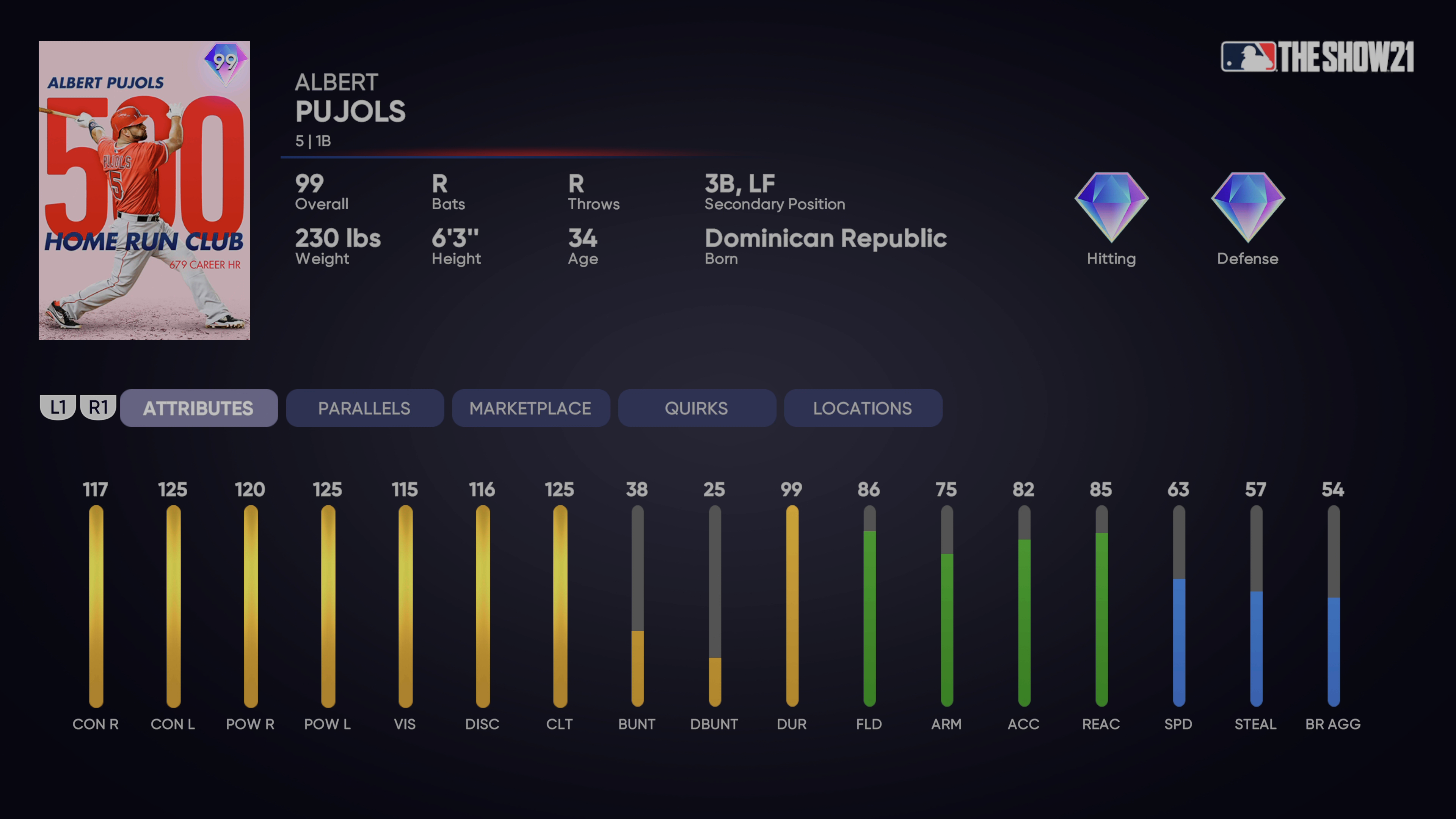 MLB The Show 10th Inning Program Milestone Albert Pujols