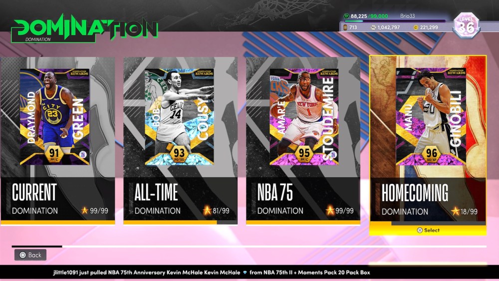 NBA 2K22 MyTeam Domination Season 3