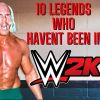 wrestlers never in WWE 2K