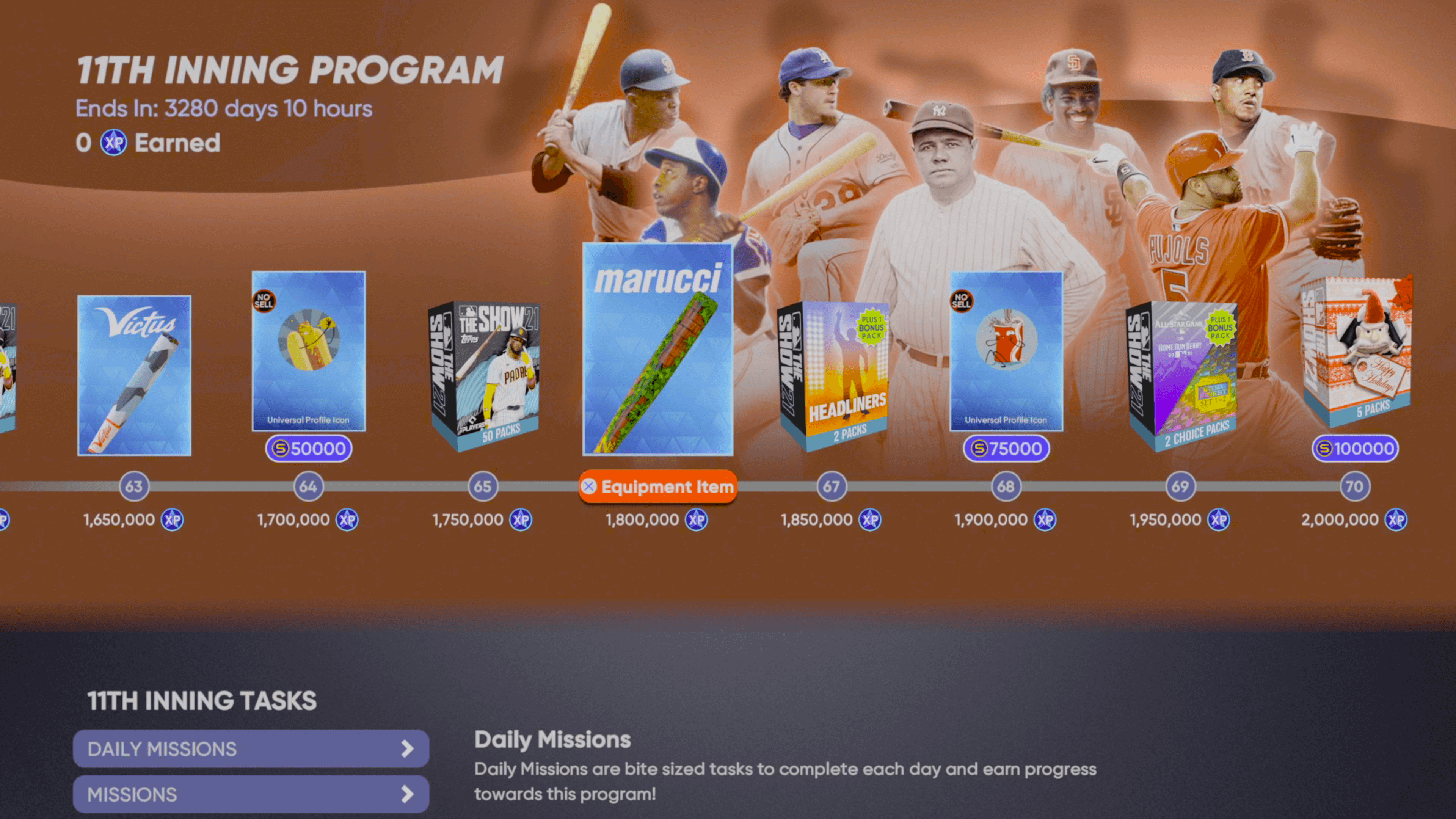 MLB The Show 21 11th Inning Program