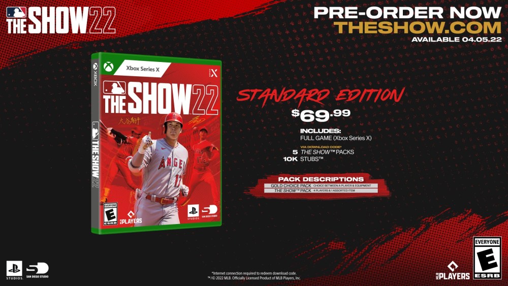 MLB The Show 22 Xbox Game Pass