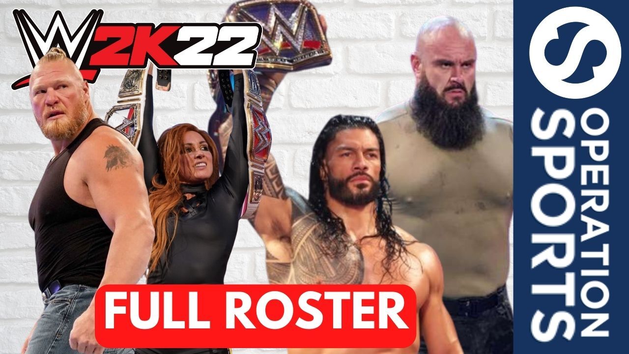 WWE 2K22 roster and ratings