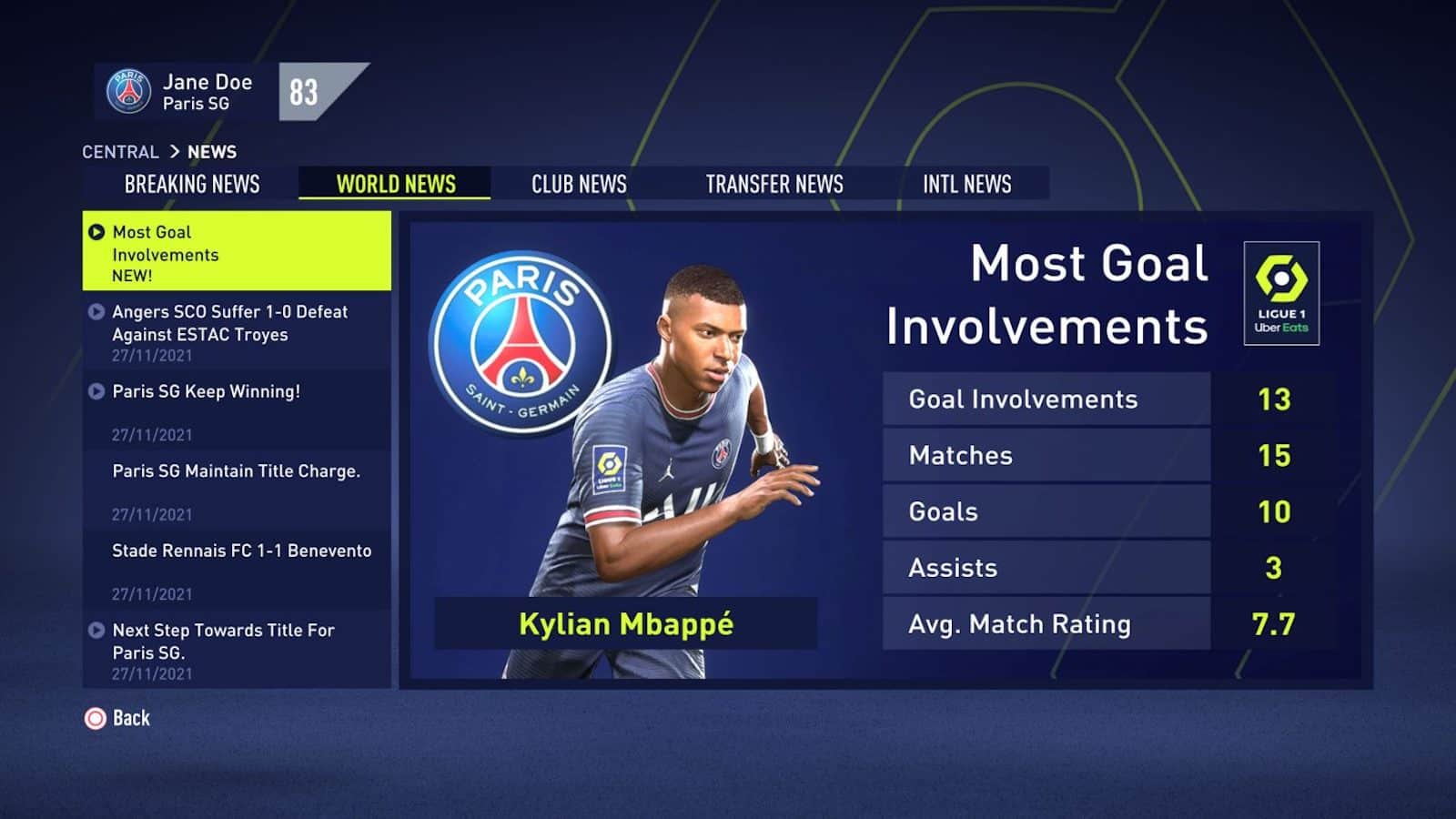 FIFA 23 career mode