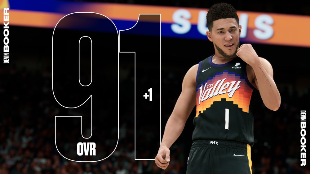 NBA 2K22 PLAYER RATINGS DEVIN BOOKER