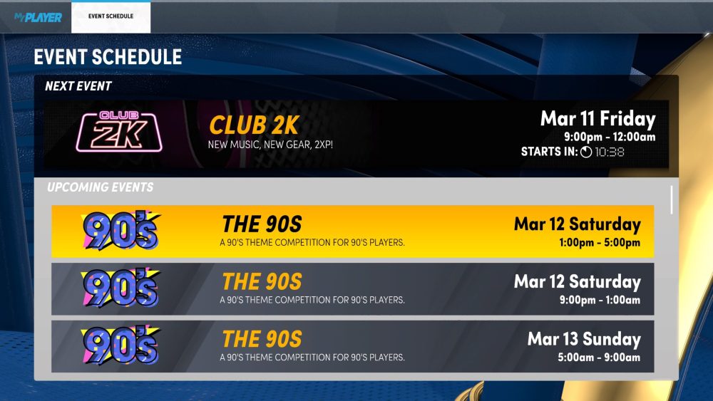 Season XP in NBA 2K22