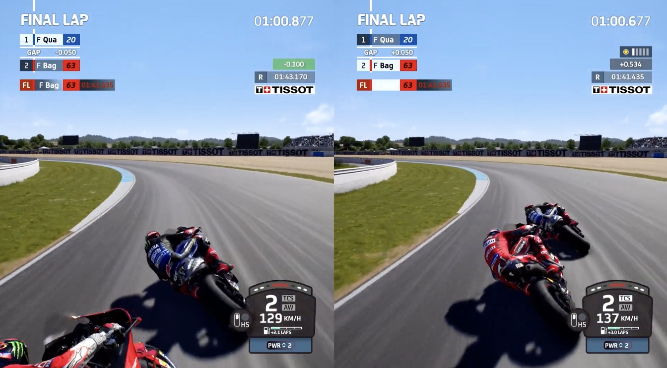 motogp 22 gameplay split-screen