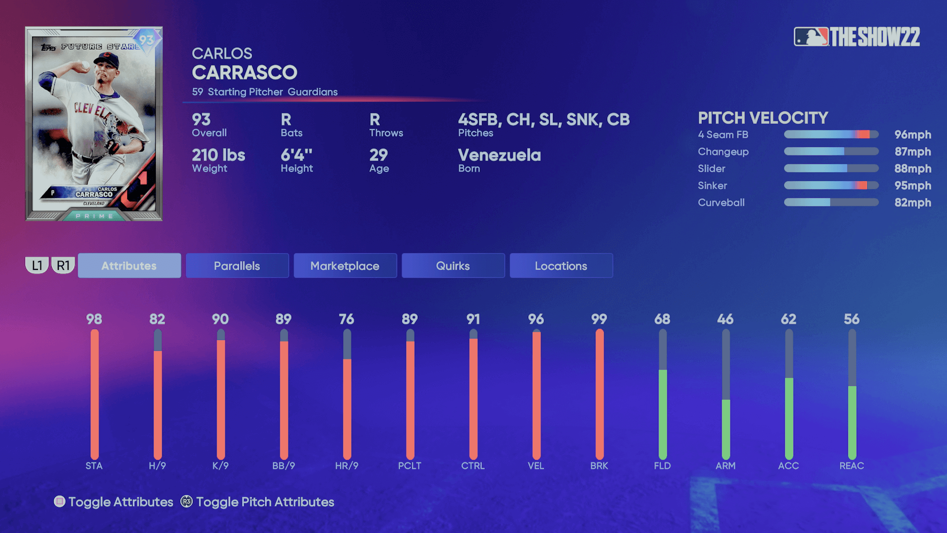 Headliners Set 11 - Prime Carlos Carrasco