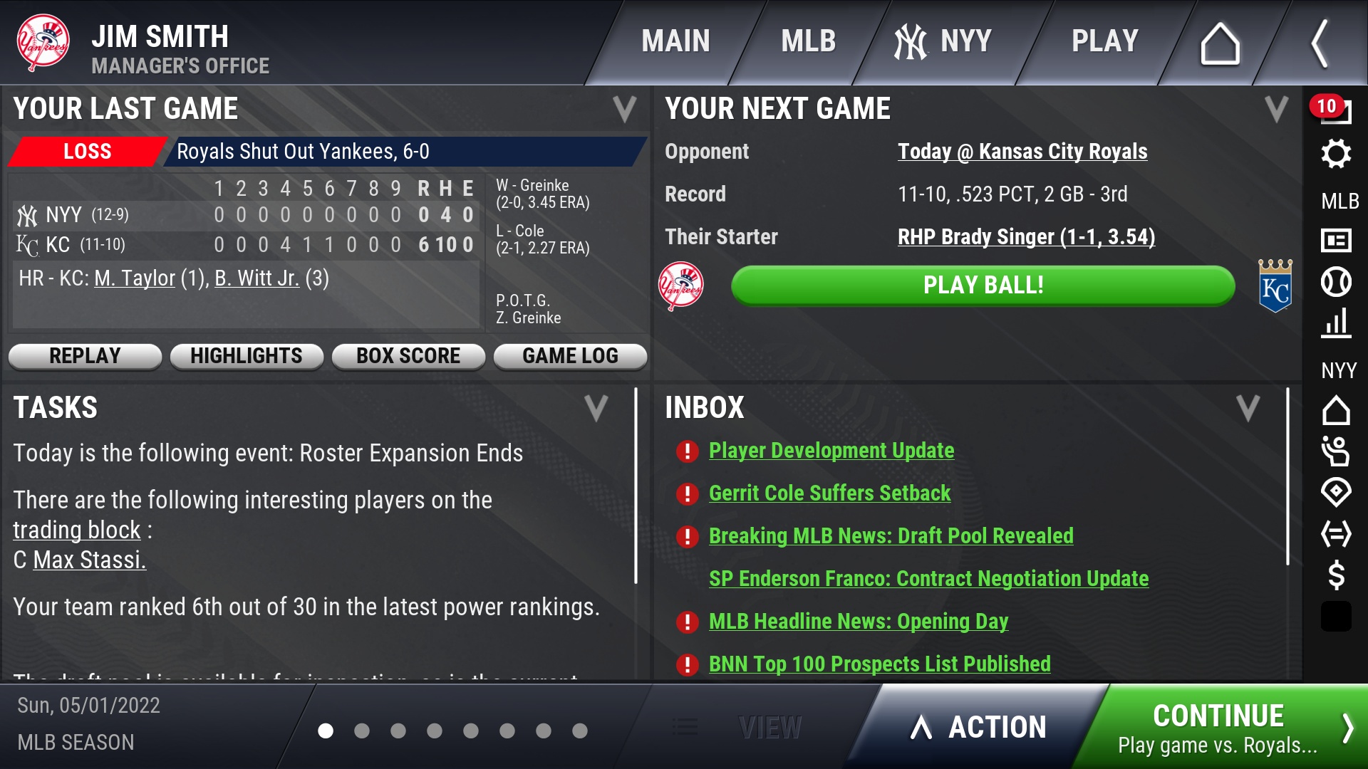 OOTP Baseball 23 Go