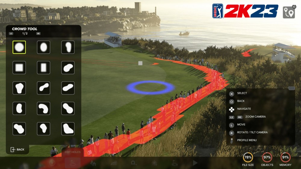 PGA TOUR 2K23 Course Designer