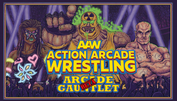 action arcade wrestling gauntlet