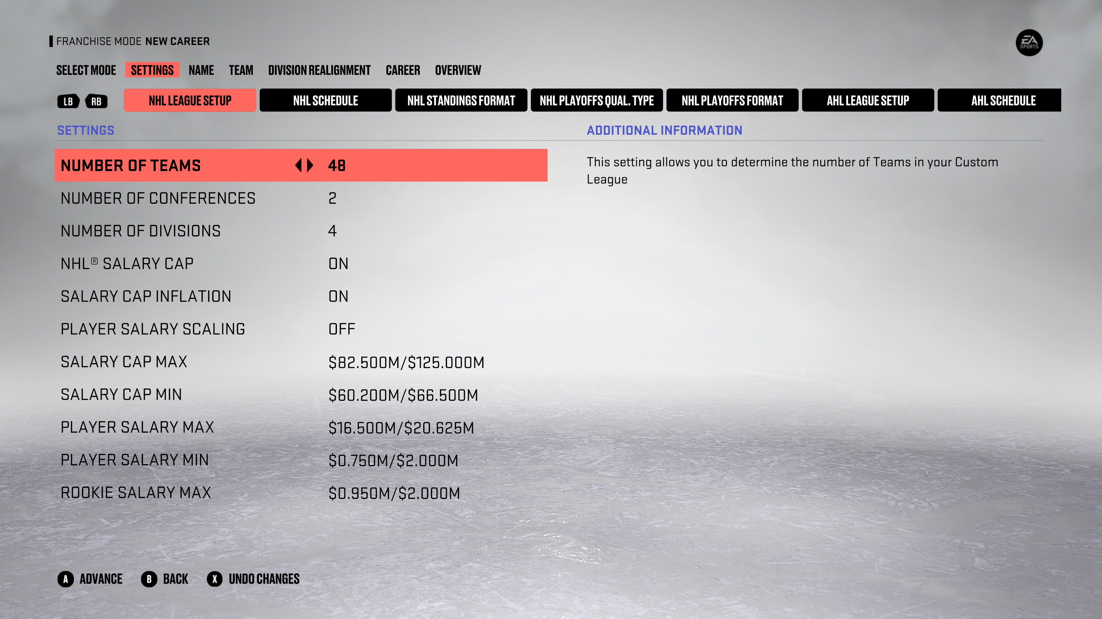 nhl 23 custom leagues