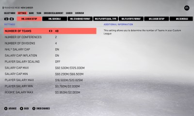 nhl 23 custom leagues