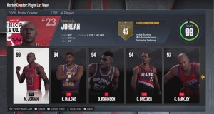 1991-92 Jordan Era Roster