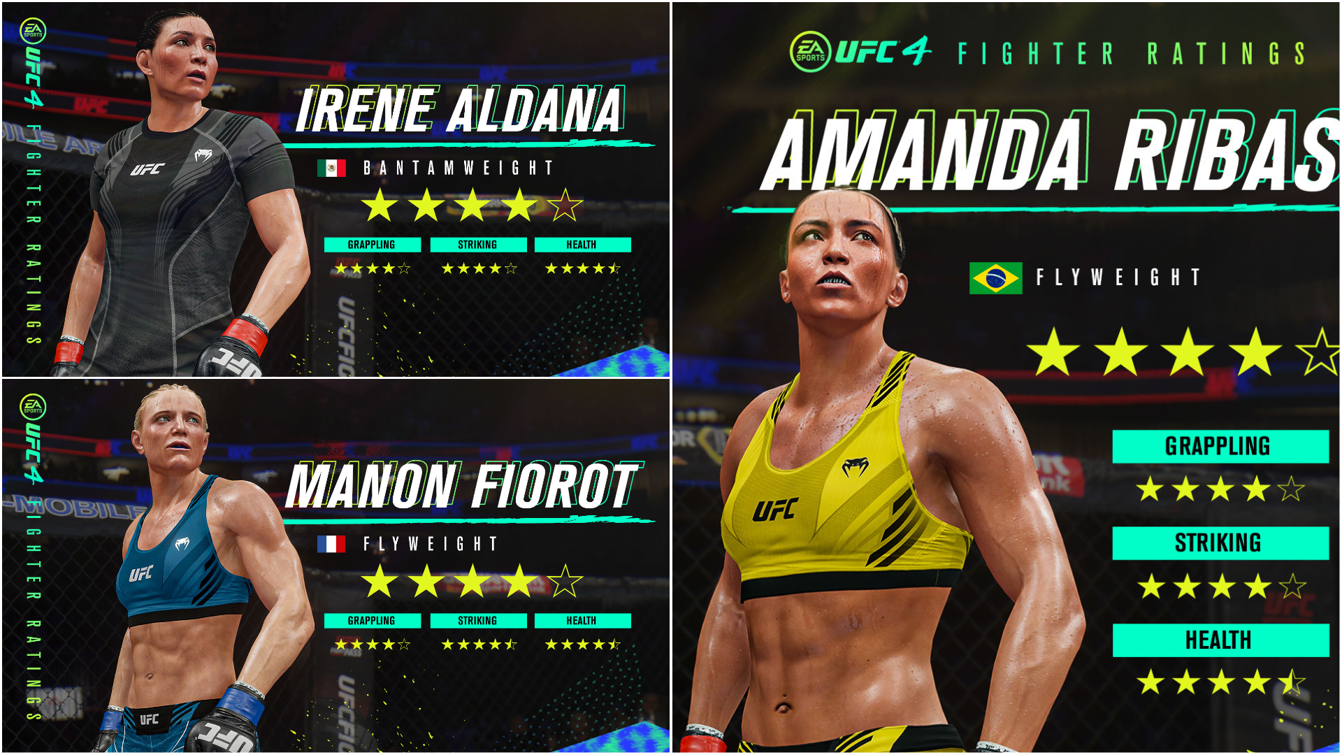 ea sports ufc 4 new fighters