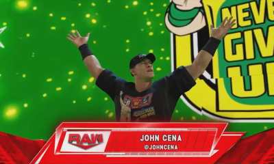 John Cena's entrance on RAW WWE 2K23