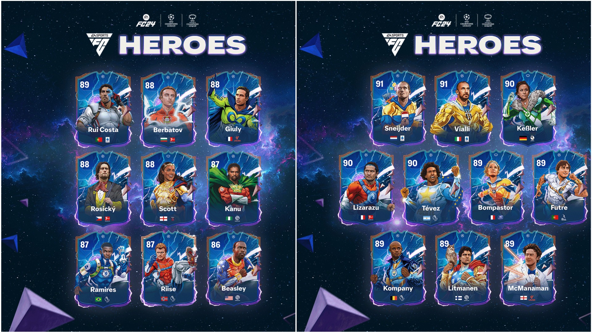 fc 24 UT Heroes