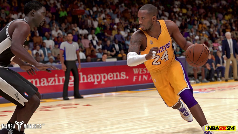 NBA 2K24 MAMBA MOMENTS Drive v Spurs