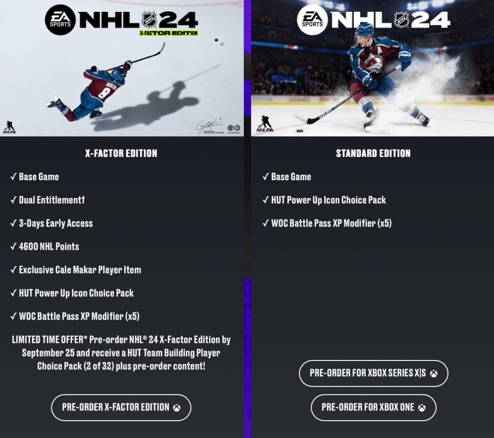 nhl 24 pre-order