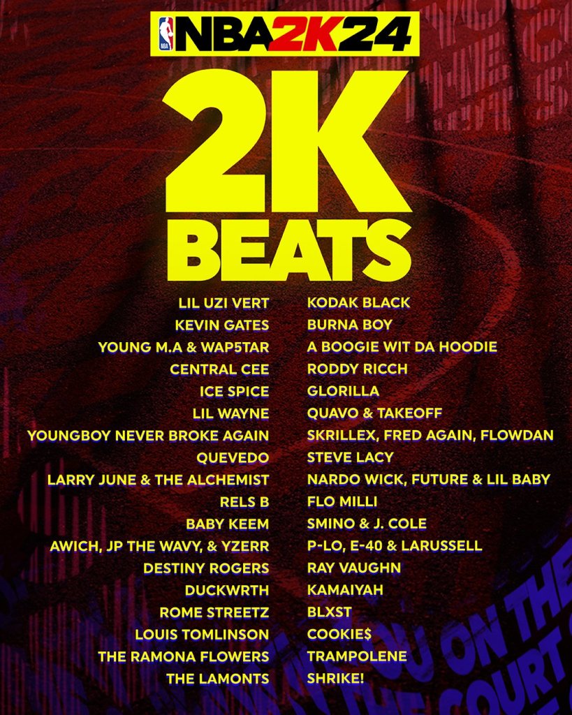 nba 2k24 soundtrack