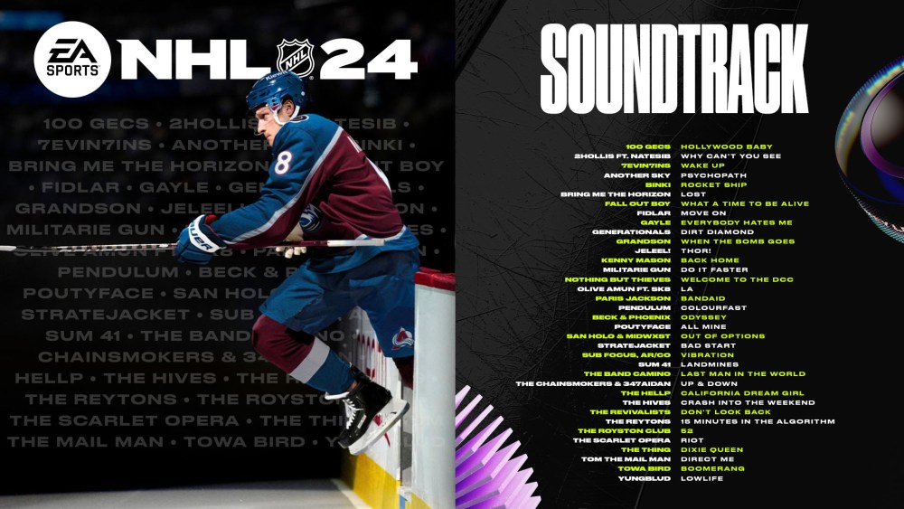 nhl 24 soundtrack