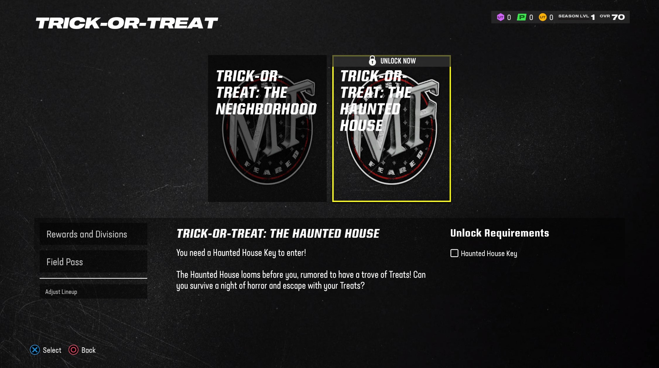 Madden 24 MUT Haunted House