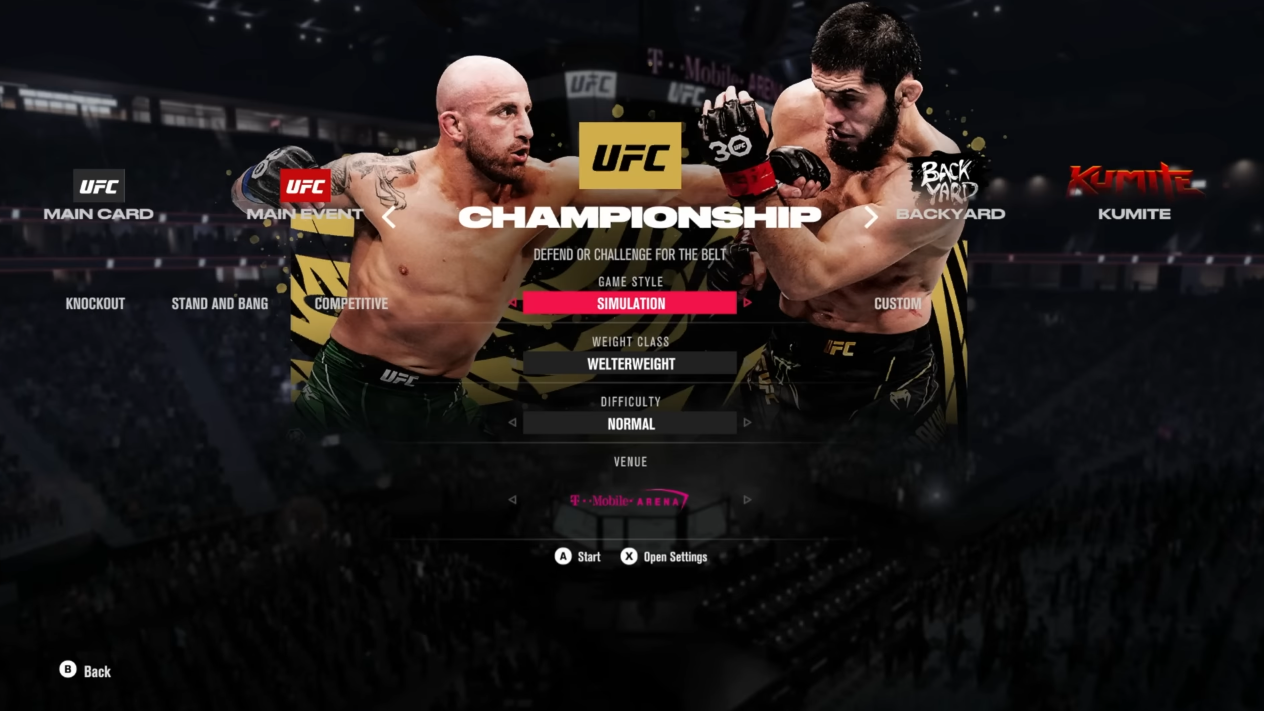 ea sports ufc 5 game modes