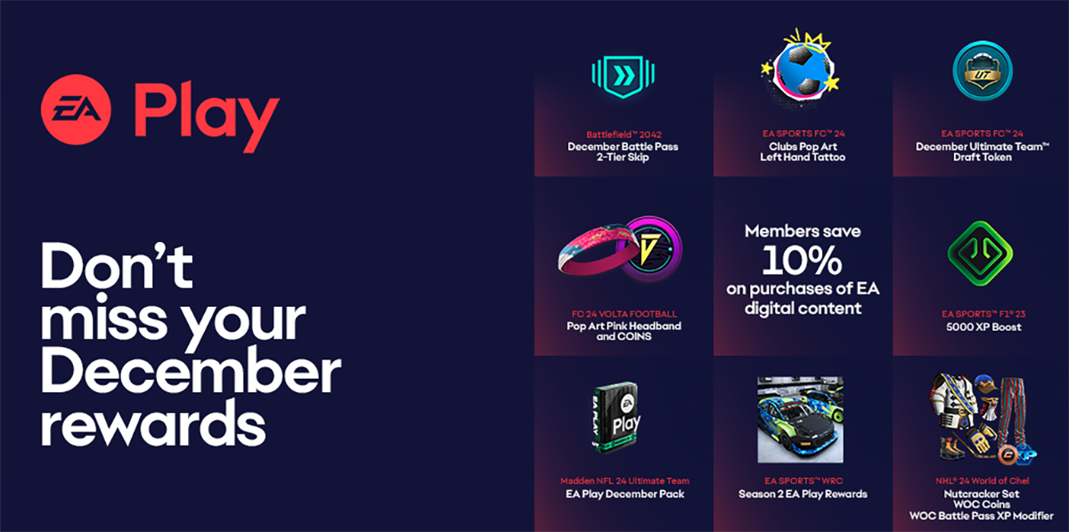 ea play december rewards