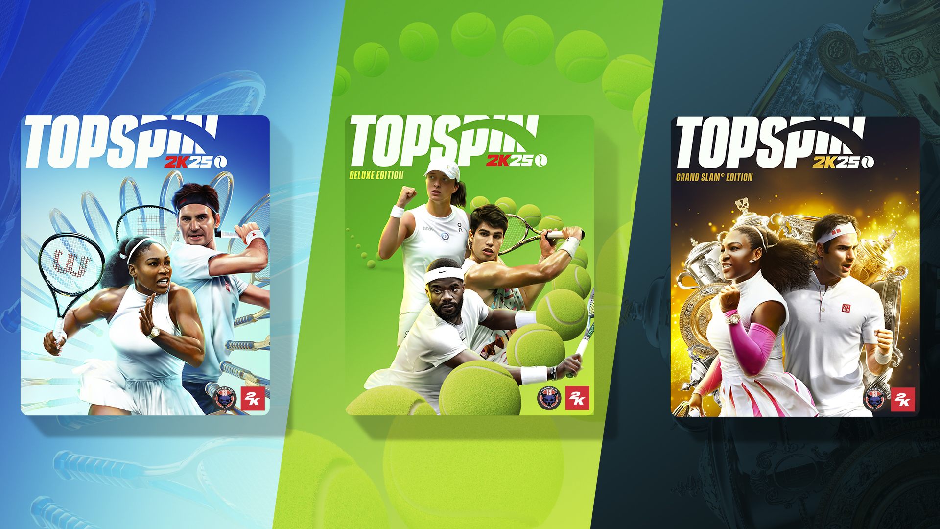 TopSpin 2K25 Cover Athletes