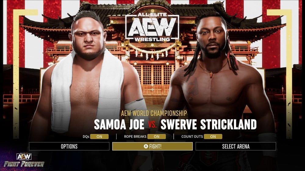 aew fight forever world war joe