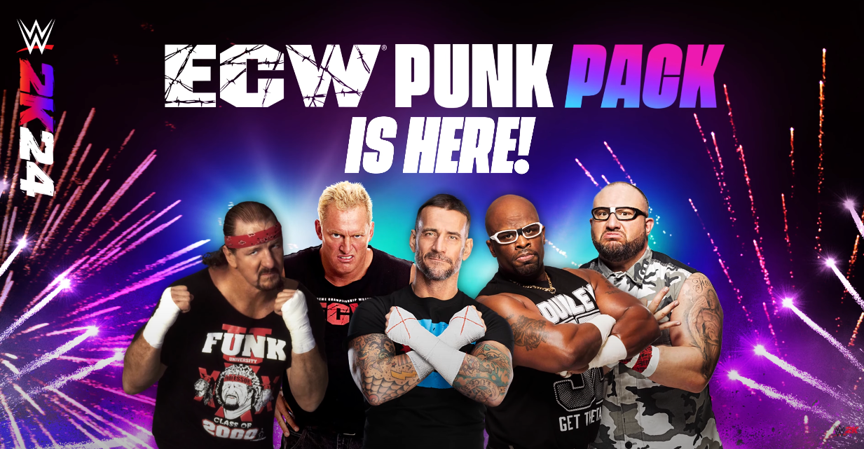 wwe 2k24 ecw punk pack